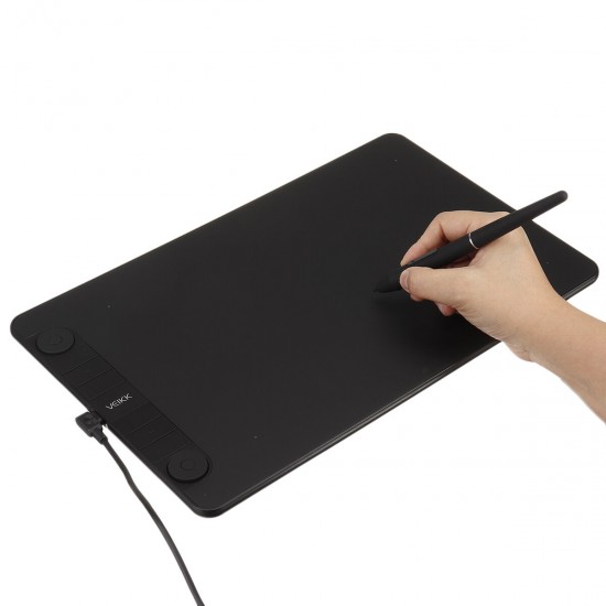 VK1060PRO 10x6 inch Drawing Graphic Tablet with Battery-Free Digital Pen for Mac Android Windows