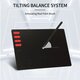 T505 Graphics Drawing Tablet Ultralight Creation With Battery-free Stylus 30 Pen Nibs 8192 Levels Pressure 8 ShortcutKeys