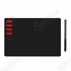 T505 Graphics Drawing Tablet Ultralight Creation With Battery-free Stylus 30 Pen Nibs 8192 Levels Pressure 8 ShortcutKeys T505 Graphics Drawing Tablet Ultralight Creation With Battery-free Stylus 30 Pen Nibs 8192 Levels Pressure 8 ShortcutKeys