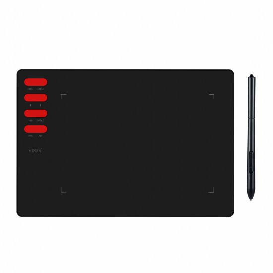 T505 Graphics Drawing Tablet Ultralight Creation With Battery-free Stylus 30 Pen Nibs 8192 Levels Pressure 8 ShortcutKeys