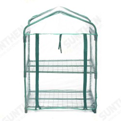 2 Layers Mini Greenhouse Home Outdoor Flower Plant Pot Gardening Winter Shelves 2 Layers Mini Greenhouse Home Outdoor Flower Plant Pot Gardening Winter Shelves