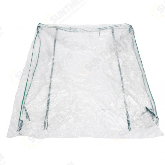 3-Tier Portable Greenhouse 6 Shelves PVC Cover Garden Cover Plants Flower House 143X143X195cm