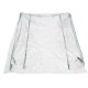 3-Tier Portable Greenhouse 6 Shelves PVC Cover Garden Cover Plants Flower House 143X143X195cm