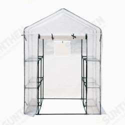 Greenhouse Walk In PVC With Shelf Cover Outdoor Tent House Plants 186x120x190CM Greenhouse Walk In PVC With Shelf Cover Outdoor Tent House Plants 186x120x190CM
