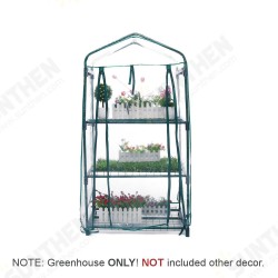 Mini Greenhouse AUEDW 3 Shelves Indoor/Outdoor Greenhouse with Zippered Cover and Metal Shelves for Growing Vegetables, Flowers and Seedlings Planting Grow Box Mini Greenhouse AUEDW 3 Shelves Indoor/Outdoor Greenhouse with Zippered Cover and Metal Shelves for Growing Vegetables, Flowers and Seedlings Planting Grow Box