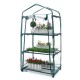 Mini Greenhouse AUEDW 3 Shelves Indoor/Outdoor Greenhouse with Zippered Cover and Metal Shelves for Growing Vegetables, Flowers and Seedlings Planting Grow Box