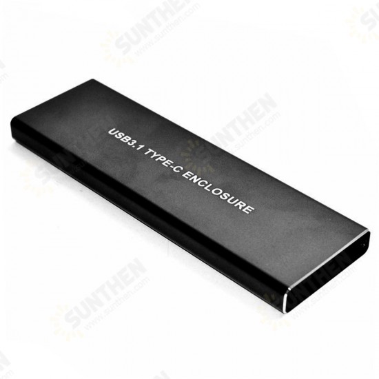 10Gbps USB3.1 Type-C to M.2 NVME NGFF PCIE SSD Hard Drive Enclosure