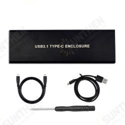 10Gbps USB3.1 Type-C to M.2 NVME NGFF PCIE SSD Hard Drive Enclosure 10Gbps USB3.1 Type-C to M.2 NVME NGFF PCIE SSD Hard Drive Enclosure