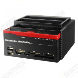 EU 2.5inch3.5inch USB 3.0 To SATA IDE HDD SSD Hard Drive Docking Station Offline Clone Card Reader Hub EU 2.5inch3.5inch USB 3.0 To SATA IDE HDD SSD Hard Drive Docking Station Offline Clone Card Reader Hub