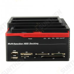 EU 2.5inch3.5inch USB 3.0 To SATA IDE HDD SSD Hard Drive Docking Station Offline Clone Card Reader Hub EU 2.5inch3.5inch USB 3.0 To SATA IDE HDD SSD Hard Drive Docking Station Offline Clone Card Reader Hub