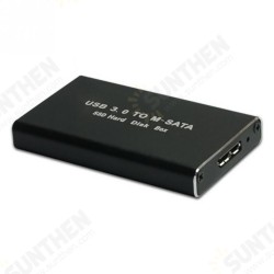Micro USB 3.0 to mSATA SSD Enclosure Aluminum Alloy 6Gbps Mobile Solid State Drive Case Support 1TB Max UASP Function Micro USB 3.0 to mSATA SSD Enclosure Aluminum Alloy 6Gbps Mobile Solid State Drive Case Support 1TB Max UASP Function