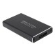 Micro USB 3.0 to mSATA SSD Enclosure Aluminum Alloy 6Gbps Mobile Solid State Drive Case Support 1TB Max UASP Function