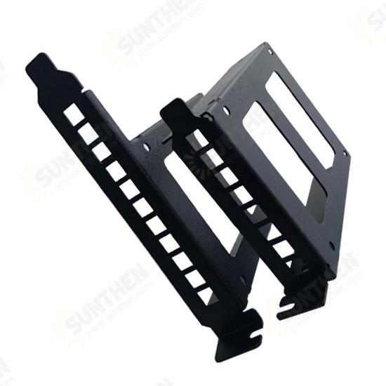 2.5inch PCI SSD Hard Drive Bracket Hard Drive Adapter Case Internal Hard Drive Tray Mounting Bracket Full Hlaf Height F41139