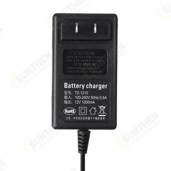 AC 100V-240V 50Hz 0.6A Input 12V 1000mAh Output Battery Charger for Makita Electric Drill General Battery