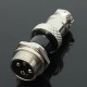 GX16-4 4-Pin 16mm Aviation Pug Male and Female Panel Metal Connector