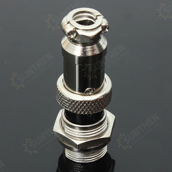 GX16-4 4-Pin 16mm Aviation Pug Male and Female Panel Metal Connector