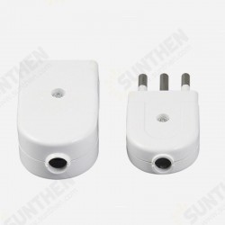 Italian Standard 10A/16A Small Italian Power Plug Male Socket Female Socket 3 Round Pin Converter Adaptor Detachable Italy Plug Italian Standard 10A/16A Small Italian Power Plug Male Socket Female Socket 3 Round Pin Converter Adaptor Detachable Italy Plug
