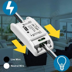 Tuya DIY WiFi Smart Light Switch Universal Timer Smart Life APP Wireless Remote Control Works Support Alexa Google Home Tuya DIY WiFi Smart Light Switch Universal Timer Smart Life APP Wireless Remote Control Works Support Alexa Google Home