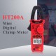 HT200A High Accuracy Mini Digital AC DC Clamp Meter Voltage Current Measurement Amper Clamp Meter