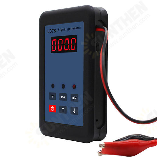 HTG830A Portable 4-20mA Signal Generator 0-20mA 0-110mV Calibrator High Precision mA mV Signal Current