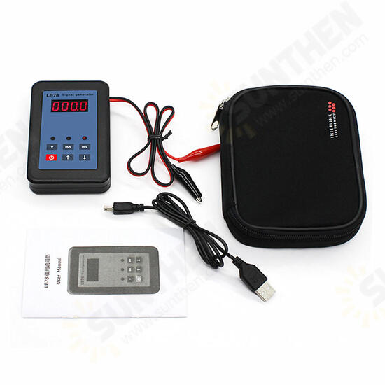 HTG830A Portable 4-20mA Signal Generator 0-20mA 0-110mV Calibrator High Precision mA mV Signal Current