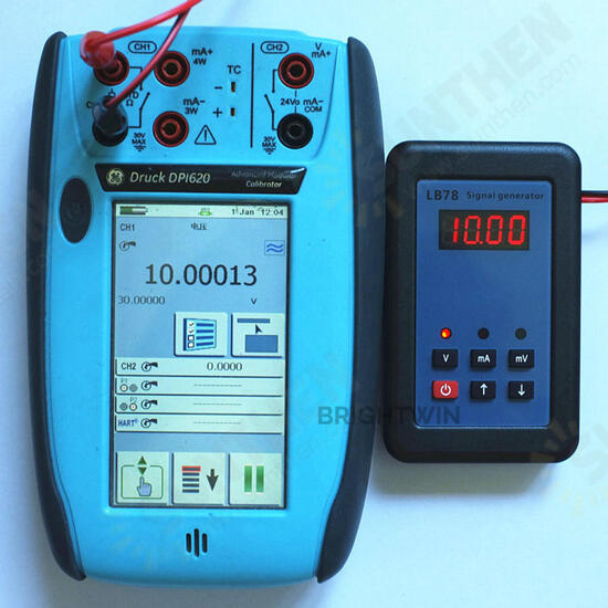 HTG830A Portable 4-20mA Signal Generator 0-20mA 0-110mV Calibrator High Precision mA mV Signal Current