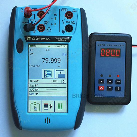 HTG830A Portable 4-20mA Signal Generator 0-20mA 0-110mV Calibrator High Precision mA mV Signal Current