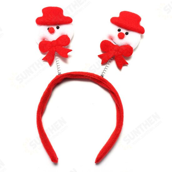 Christmas Santa Snowflakes Headbrand Hair Band Accessories