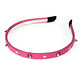 Fashion Punk Headbrand Bow Spike Rivets Studded Hair Band Unisex