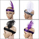 Feather Headbrand Flapper Sequin Costume Fancy Dress Hair Band