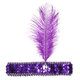 Feather Headbrand Flapper Sequin Costume Fancy Dress Hair Band