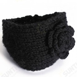 Flower Hand Knit Crochet Head Wrap Ear Warmer Headbrand Headwear Flower Hand Knit Crochet Head Wrap Ear Warmer Headbrand Headwear