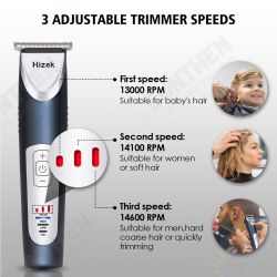 A96 Hair Clipper Waterproof Cordless Men's Trimmer with 3 Adjustable Speeds 4 Replacement Head Professional Haircut Kit A96 Hair Clipper Waterproof Cordless Men's Trimmer with 3 Adjustable Speeds 4 Replacement Head Professional Haircut Kit