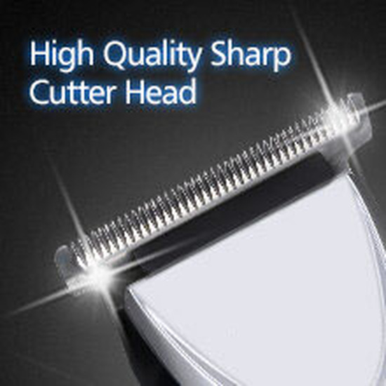 A96 Hair Clipper Waterproof Cordless Men's Trimmer with 3 Adjustable Speeds 4 Replacement Head Professional Haircut Kit