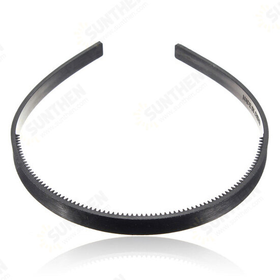 Plastic Black Lady Women Hairbands Headbrands With Teeth