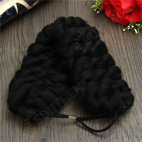 Vintage Handmade Knitting Hair Band Head Wrap Hair Accessories Winter Autumn 5 Colors