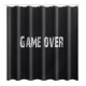 1/3/4PCS Black Waterproof Bathroom Shower Curtain Toilet Cover Mat Non-Slip Rug Set