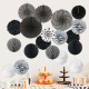 19Pcs Tissue Paper Pom Poms Flower Balls Pompom For Wedding Party Home Baby Shower Decorations