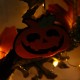 20LED Halloween Party Wreath Garland Light Home Wall Hanging Decorations Ornaments