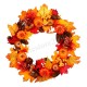 45/60cm Wreath Garland Maple Leaves Pumpkin Door For Christmas Party Decorations