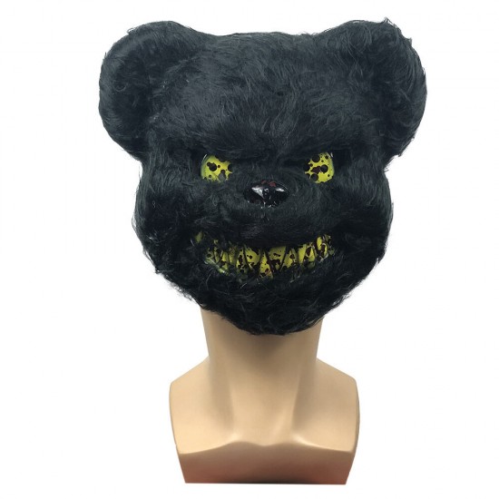 Bloody Killer Rabbit Bear Mask Scary Halloween Mask Halloween Plush Cosplay Horror Mask