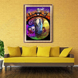 Full Drill Halloween Skull DIY 5D Diamond Painting Cross Stitch Kits Home Decor Full Drill Halloween Skull DIY 5D Diamond Painting Cross Stitch Kits Home Decor