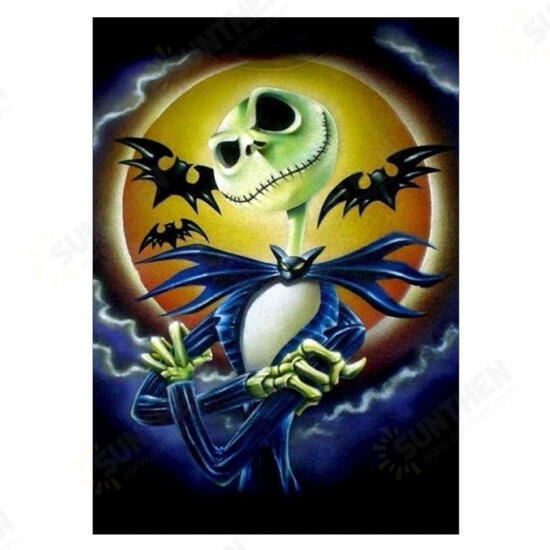 Full Drill Halloween Skull DIY 5D Diamond Painting Cross Stitch Kits Home Decor