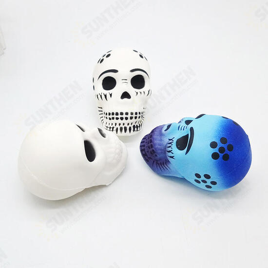 Funny Skull Scented Charm Slow Rising Children Interesting Anti-Stress Toys Squeeze Toys