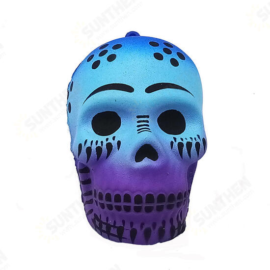 Funny Skull Scented Charm Slow Rising Children Interesting Anti-Stress Toys Squeeze Toys