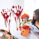 Halloween Blood Handprint Glass Window Sticker Removable Wall Stickers Living Room Classroom Decorations