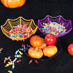 Halloween Candy Basket Bowls Spider Web Plastic Bowls for Kids Trick or Treat Candy Halloween Baskets Decoration Halloween Candy Basket Bowls Spider Web Plastic Bowls for Kids Trick or Treat Candy Halloween Baskets Decoration