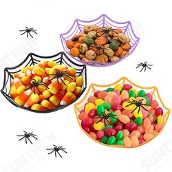 Halloween Candy Basket Bowls Spider Web Plastic Bowls for Kids Trick or Treat Candy Halloween Baskets Decoration Halloween Candy Basket Bowls Spider Web Plastic Bowls for Kids Trick or Treat Candy Halloween Baskets Decoration