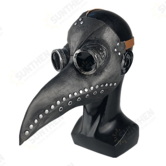 Halloween Cosplay Steampunk Plague Doctor Mask Bird Beak Props Retr Gothic Masks