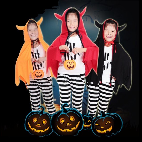 Halloween Costume New Dance Costume Dress Horn devil Shawl Cloak